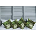 thumbnail image 6 of Ambesonne East Throw Pillow Cover 4 Pack, Selangor State Malaysia, 18", Green Brown, 6 of 6