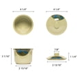 thumbnail image 2 of Excellante Wei Melamine Dinnerware Collection 14 Oz, 4 1/4" Special Bowl W/ Lid, Comes in Dozen, 2 of 2