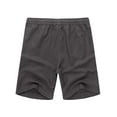 thumbnail image 4 of COOFANDY Men's Cotton Shorts Beach Elastic Waist Relaxed Fit Shorts Summer, 4 of 7