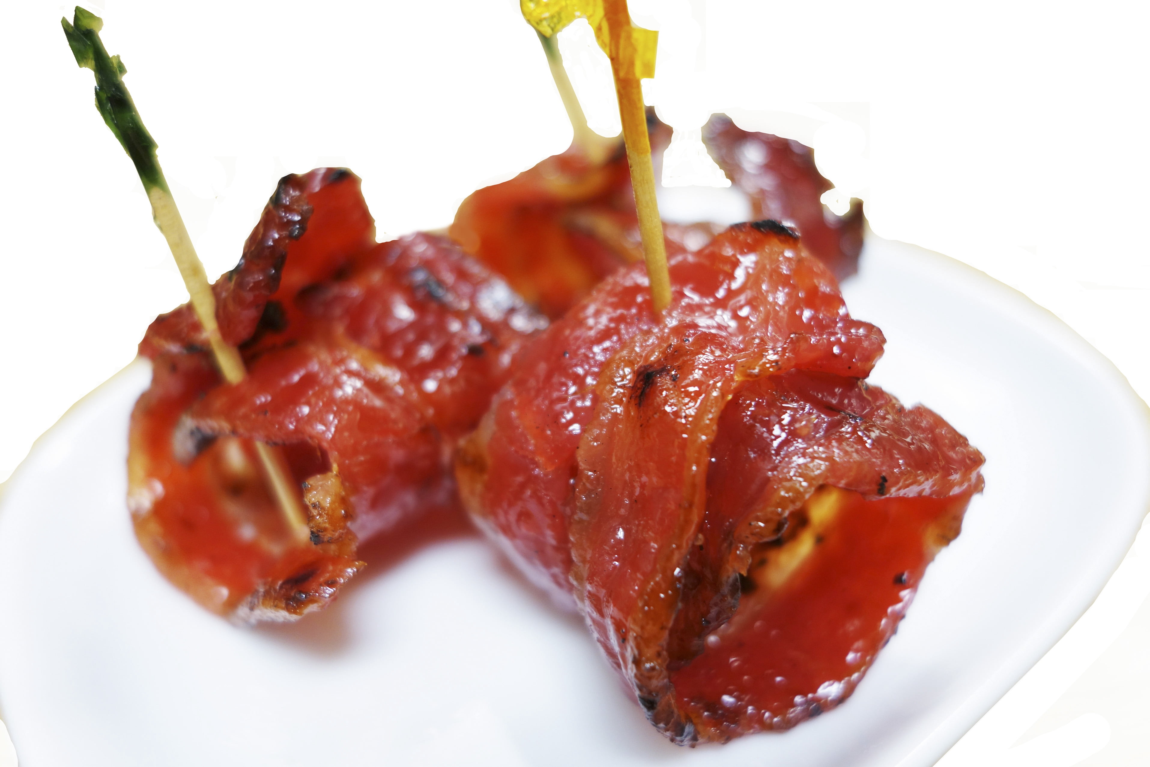 Singapore-Style Fire-Grilled Bacon Jerky (Original Flavor 8 oz.) *Grilled Fresh to Your Order *Shipped the Same Day - L.A. Times "Handmade Gift" Winner