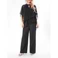 thumbnail image 4 of Caoirhny Women's 2 Piece Casual Outfits Half Sleeve Irregular Tops Solid Color Pants Sets Streetwear, 4 of 8