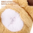 thumbnail image 3 of Koala de peluche que respira, juguetes sensoriales con música y luces para ayudar a dormir al bebé, animal relajante para reconfortar a bebés y niños pequeños, color marrón, 3 of 7