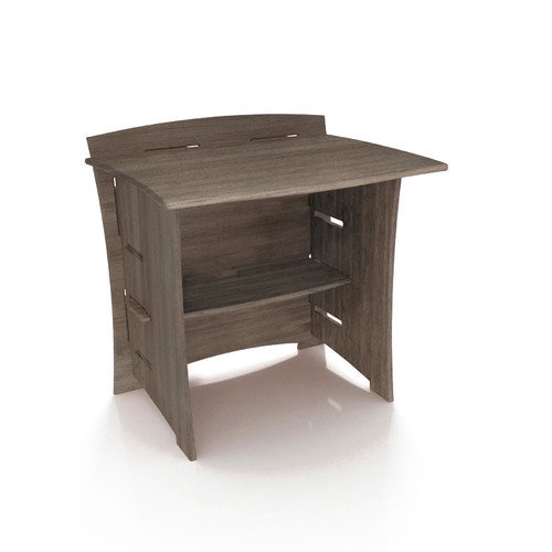 Legare Furniture, No Tools Assembly 30Inch Desk Extension, Grey