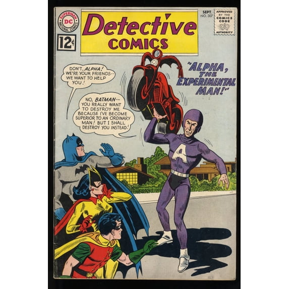 Detective Comics #307 FN+ 6.5 Batman! 1st Alpha the Experimental Man! Comic Book