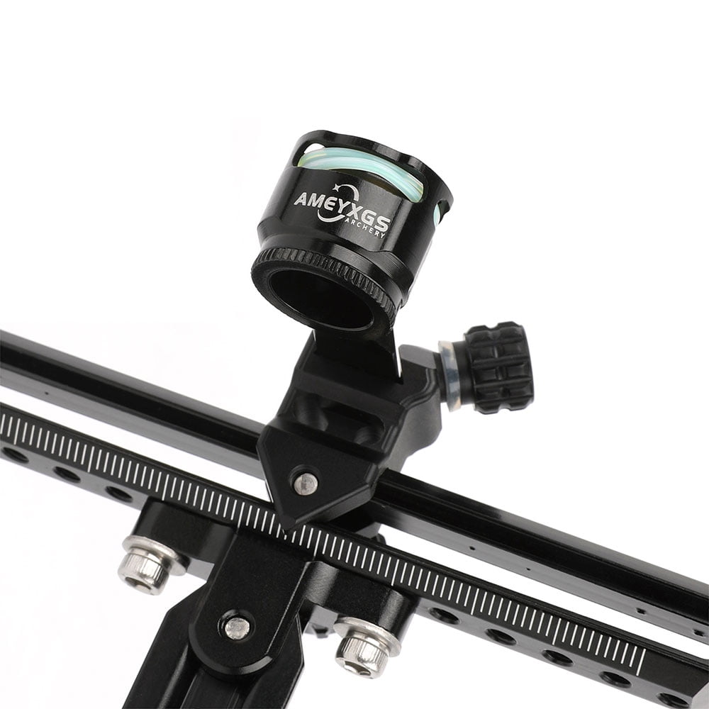 AMEYXGS Archery CX Scope Compound Bow Sight Hunting Target Black