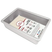 Fat Daddio's POB-9133 Anodized Aluminum Sheet Cake Pan, Rectangle, 9 x 13 x 3 Inch - Silver