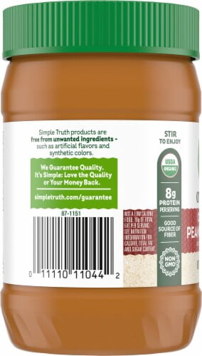 2X - Simple Truth Organic Peanut Butter Creamy 15 oz