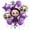 Purple Labubu Set, variant on 10Pcs Foil Balloons+10Pcs Latex Balloon Party Cartoon Balloons for Birthday Party Decorations