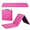 thumbnail image 2 of YRLLENSDAN Gymnastics Mat Wrestling Mat Gym Mat Thick Yoga Mat 2 Inch Tumbling Mat for Gymnastics Home Workout Floor Mats for Home Gym, Pink, 2 of 2