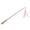 Pink, variant on BOKYAN Retractable Feather Cat Stick with Bell, Carbon Fiber Rod & Wooden Handle – Pink, Indoor Play Toy