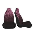 thumbnail image 3 of Salouo Pink Glitter Sparkles A Pattern Car Seat Covers,Universal Car Seat Protectors Easy to Install Car Cover Car Accessories Auto/rucks/Van/SUV-2 PCS, 3 of 9