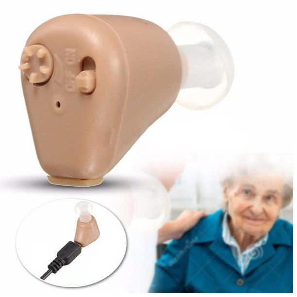 Sound Hearing Aids Digital Mini In Ear Adjustable Tone Amplifier(Non Rechargeable)