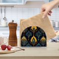 thumbnail image 2 of Yayeee Napkin Holder for Table Kitchen Paper Tissue Organization, Navy Blue Art Pattern, 2 of 8