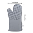 thumbnail image 2 of Guantes de horno Mitones Algodón Estera de aislamiento térmico para microondas Toalla de cocina lavable, Gris 6 piezas Eigraketly HA003893-03, 2 of 7