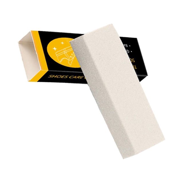 fastboy Suede Matte Leather Sneakers Boot Clean Eraser Convenient and Long-lasting White 7.7 x 2.7 x 1.7cm 1Set