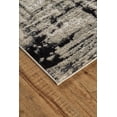 thumbnail image 3 of HomeRoots 515024 10 x 13 ft. Black White & Gray Stain Resistant Rectangle Area Rug, 3 of 8