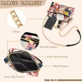 thumbnail image 3 of FORMRS Women Crossbody Purse with Chain Strap Vegan Leather Shoulder Handbag, Art Geometric, 3 of 7