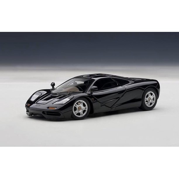 Mclaren F1 In Jet Black Metallic Metallic Blackdiecast Model Car By Auto Art In 1 43 Scale Walmart Com Walmart Com
