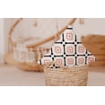 thumbnail image 2 of Simply Daisy 18" x 18" Modern Tribal Pattern Decorative Throw Pillow, Soft Coral (1 count), 2 of 3