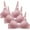 Pink, variant on nerohusy Womens 3 Pack Bras,Womens Bra Small Cup,Women's Seamless Wire Free Push-up Bra,Bras for Women Wireless Bras No Underwire Comfort Bralettes,Black,XL