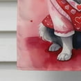 thumbnail image 3 of Keeshond My Valentine House Flag, 3 of 7