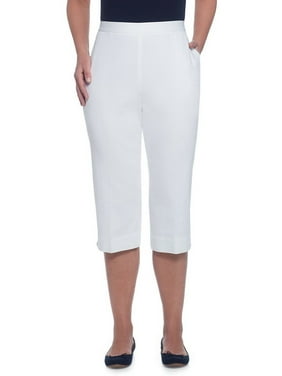 womens petite pull on capris