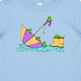 thumbnail image 4 of Inktastic Cute Frogs in a Umbrella with Boots Boys or Girls Baby T-Shirt, 4 of 5