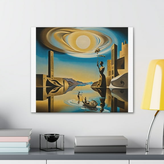 Enigma of Existence Expressionism Canvas Wall Art Designed by Artist