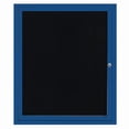 thumbnail image 1 of Aarco Products OADC3630B 1 Porte Armoire de Répertoire Fermée Extérieure - Bleu, 1 of 1