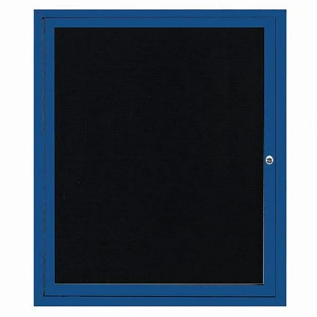 Aarco Products OADC3630B 1 Porte Armoire de Répertoire Fermée Extérieure - Bleu