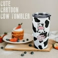 thumbnail image 3 of Cow Gifts, Cow Print Tumbler, Stainless Steel Insulated 20 Oz Cute Cow Tumblers with Lid and Straw, Coffee Travel Mug Cup, Unique Birthday Gifts for Women, Cow Lovers, Cow Stuff, Decor, 3 of 6