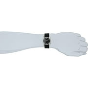 A-1S Mens Watch - Stainless - Black Nylon Strap - Black Dial - 10004