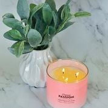 Mainstays Pineapple and Papaya Scented 3-Wick Candles,14 oz., 2-Pack