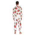 thumbnail image 4 of FORMRS Onesies Pajama for Adults Unisex Hoodie Winter Jumpsuit One Piece Sleepwear, Sizes S-2XL, Strawberry, 4 of 7