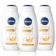 thumbnail image 1 of Gel de baño Nivea White Peach and Jasmine 600 ml (paquete de 3), 1 of 8