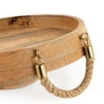 thumbnail image 5 of Gild Design House Benjamin Round Wood Trays, Set of 2, 5 of 9