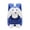 Blue, variant on Cute Bunny Backpack with Bow Accent Lightweight Padded Straps Elementary School Bookbag