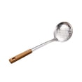 thumbnail image 3 of Cuchara ranurada de acero inoxidable, herramienta de cocina, espátula de metal, utensilio de fácil limpieza, 3 of 6