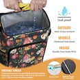 thumbnail image 2 of Travel Cooler Bag - Pioneer Flower Floral Print Pattern Camping Beer Cooler Backpack with Bottle Opener- Waterproof Insulated Picnic Backpacks - Cooler Bag for Beach, 2 of 6