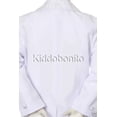 thumbnail image 7 of 6pc Baptism White Tuxedo English Spanish Colored Silver Gold Pope Mary Stole, 7 of 7