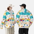 thumbnail image 3 of Rocae Funny Farm Print Breathable Sun Protection Hoodie Quick-Dry Lightweight Long Sleeve Hoodie Unisex Running Sports Shirt Small, 3 of 9