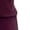 Wine Red, variant on Women'S Fall Winter Hooded Zip Up Jacket Slim Fit Solid Color Two Piece Set Casual Outfit Brown XXL