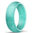 thumbnail image 4 of Bangcool 4PCS Silicone Ring Fashion Shimmering Powder Wedding Ring Couple Ring, 4 of 10