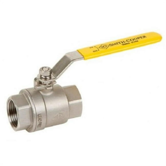 Smith-Cooper SC208C Stainless Steel Ball Valve  0.25 in.