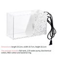thumbnail image 1 of Desktop Fish Tank Water Free Mini Side Filter Landscaping Acrylic Ecological Small Creative Office Aquarium Micro Tank Fish Tank, 1 of 5