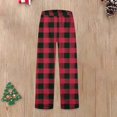 thumbnail image 2 of JJHGVB Flannel Pajama Pants Women Plaid Pajama Pants Lounge Pants Womens Women's Fleece Pants Women’s Pants Comfortable Pants for Women Fleece Pant Red M, 2 of 5