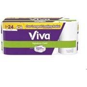 2 Set-Viva Signature Cloth Paper Towels, Choose A Sheet, 8 Triple Rolls/(=24 RegularRolls)