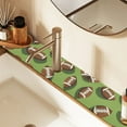 thumbnail image 2 of Yayeee Faucet Mat for Kitchen Sink 30" Diatomite Long Splash Guard Pad, Game Day Footballs, 2 Pack, 2 of 7