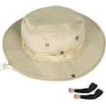 thumbnail image 1 of Sun Hats for Men Women Boonie Hat UPF 50+ Bucket Hat Wide Brim UV Protection Fishing Hiking Safari Outdoor Hats, 1 of 5