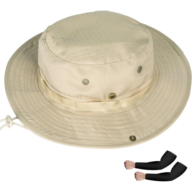 Sun Hats for Men Women Boonie Hat UPF 50+ Bucket Hat Wide Brim UV Protection Fishing Hiking Safari Outdoor Hats
